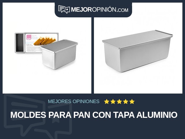 Moldes para pan Con tapa Aluminio