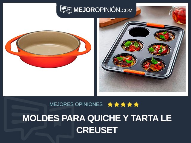 Moldes para quiche y tarta Le Creuset