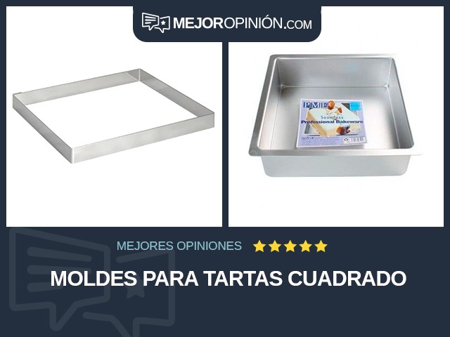 Moldes para tartas Cuadrado