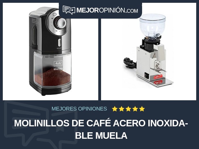 Molinillos de café Acero inoxidable Muela