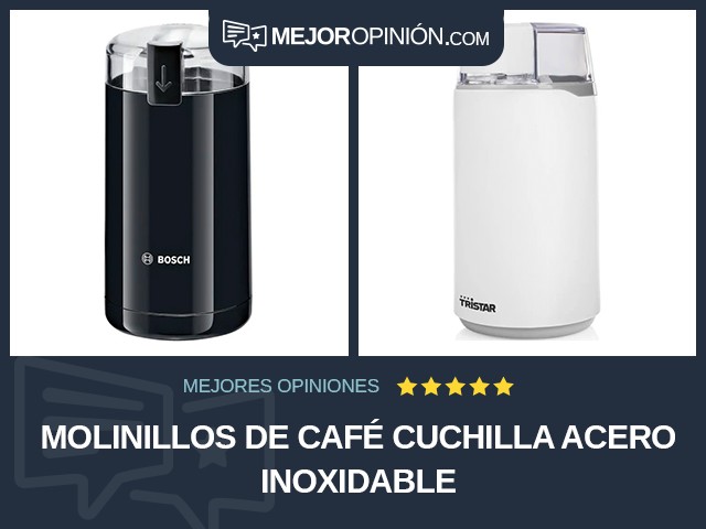 Molinillos de café Cuchilla Acero inoxidable