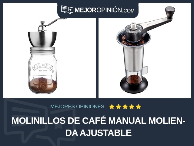 Molinillos de café Manual Molienda ajustable