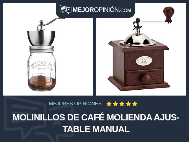 Molinillos de café Molienda ajustable Manual