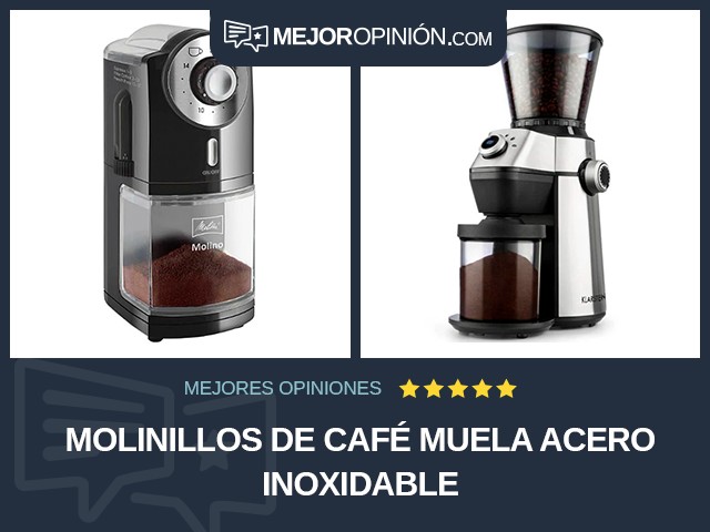 Molinillos de café Muela Acero inoxidable