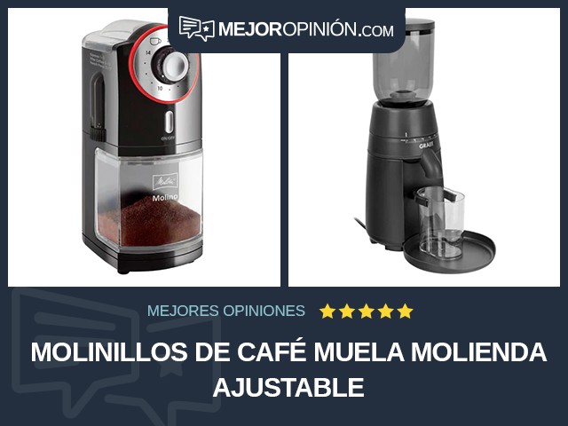 Molinillos de café Muela Molienda ajustable