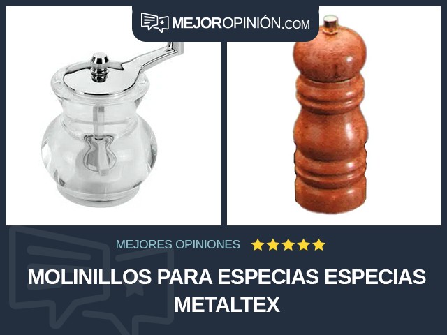 Molinillos para especias Especias Metaltex