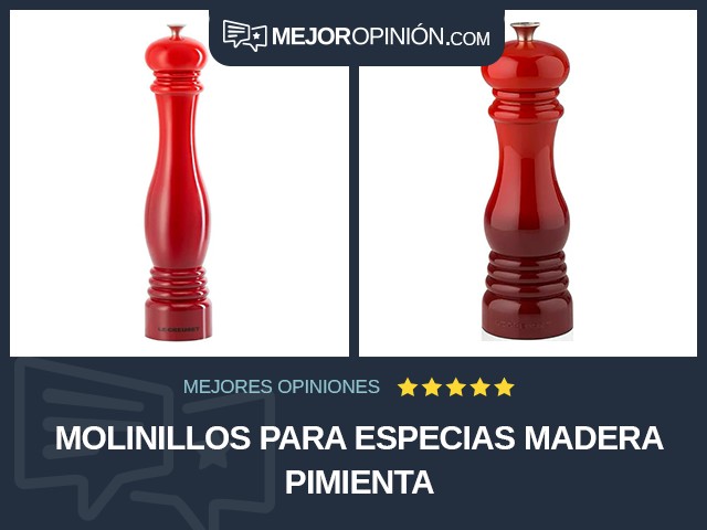 Molinillos para especias Madera Pimienta