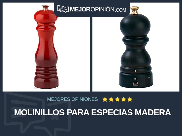 Molinillos para especias Madera