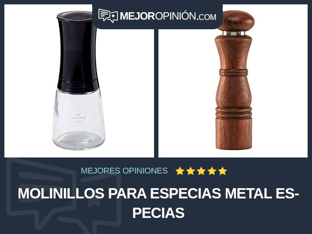 Molinillos para especias Metal Especias