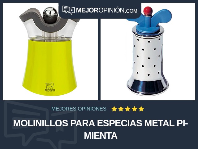 Molinillos para especias Metal Pimienta