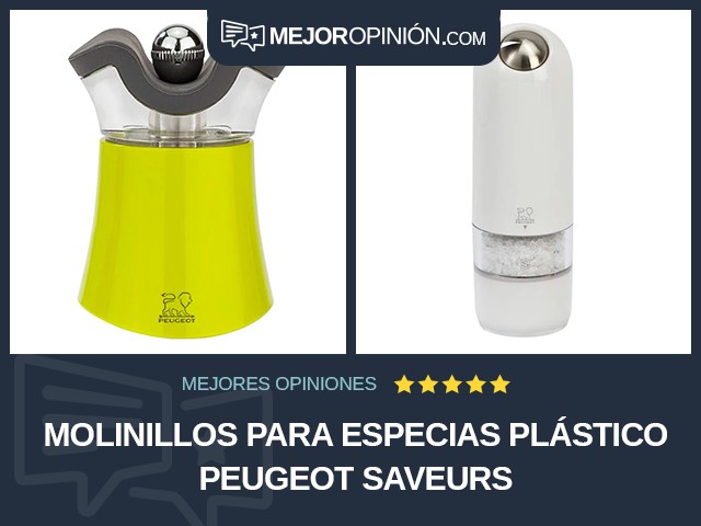 Molinillos para especias Plástico peugeot saveurs