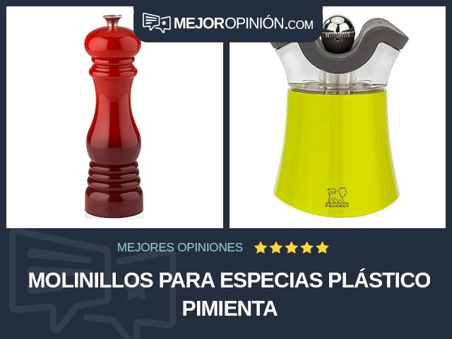 Molinillos para especias Plástico Pimienta