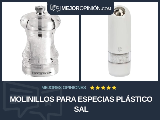 Molinillos para especias Plástico Sal