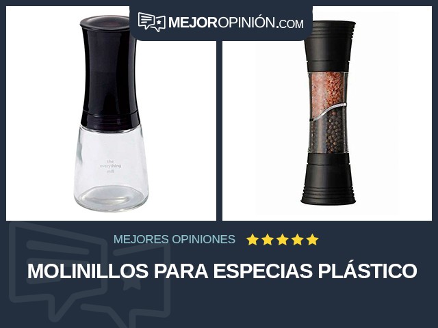 Molinillos para especias Plástico