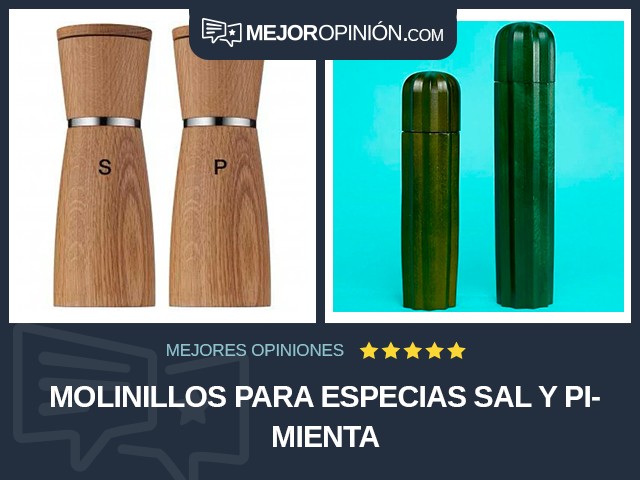 Molinillos para especias Sal y pimienta