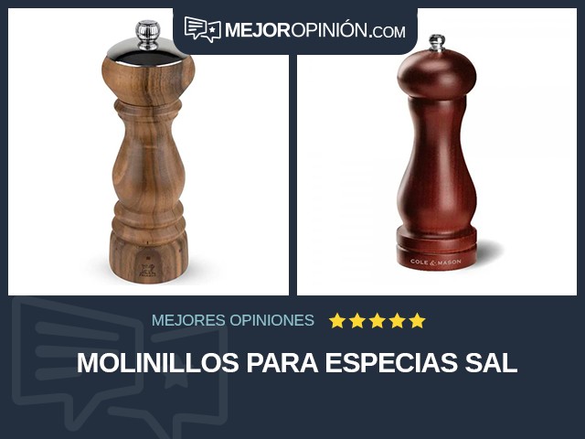 Molinillos para especias Sal