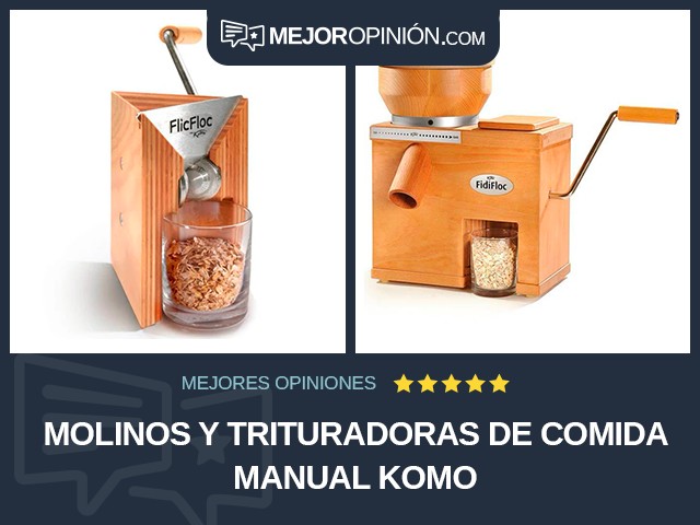 Molinos y trituradoras de comida Manual KoMo