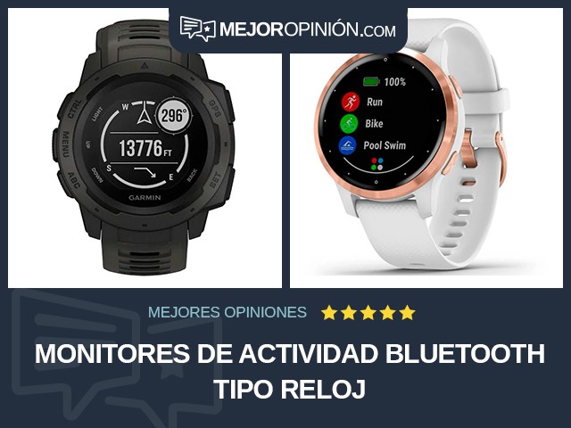 Monitores de actividad Bluetooth Tipo reloj