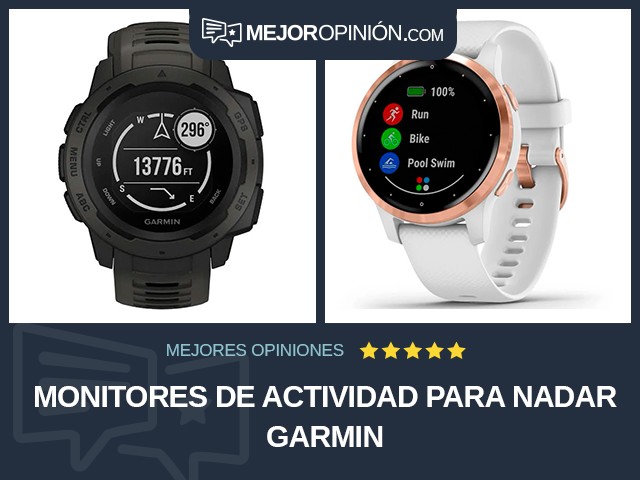 Monitores de actividad Para nadar Garmin