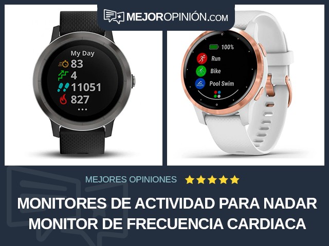 Monitores de actividad Para nadar Monitor de frecuencia cardiaca