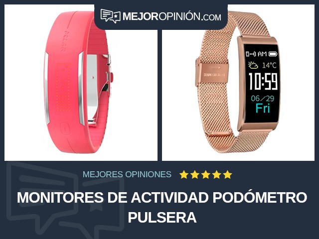 Monitores de actividad Podómetro Pulsera