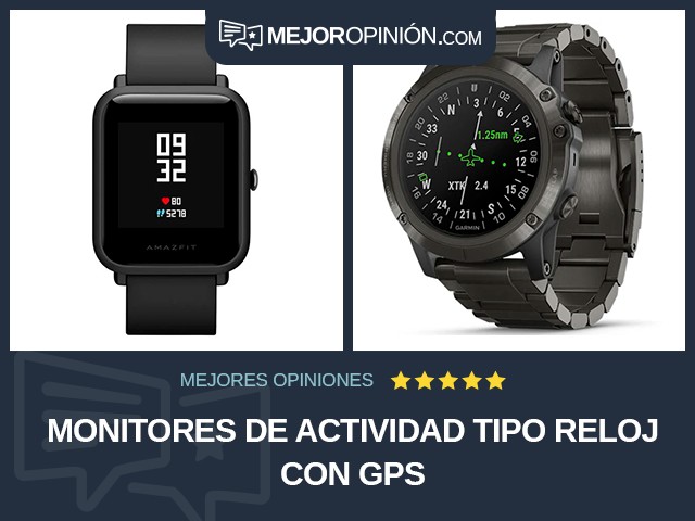 Monitores de actividad Tipo reloj Con GPS
