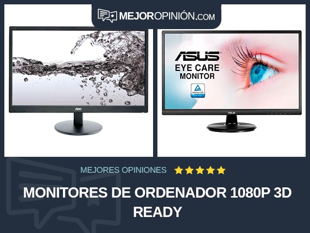 Monitores de ordenador 1080p 3D Ready