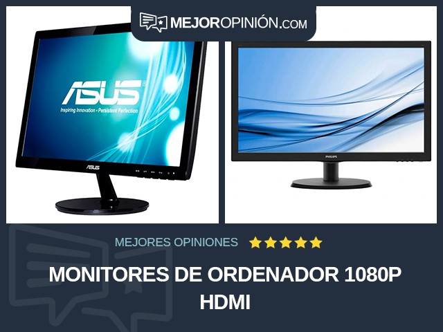 Monitores de ordenador 1080p HDMI