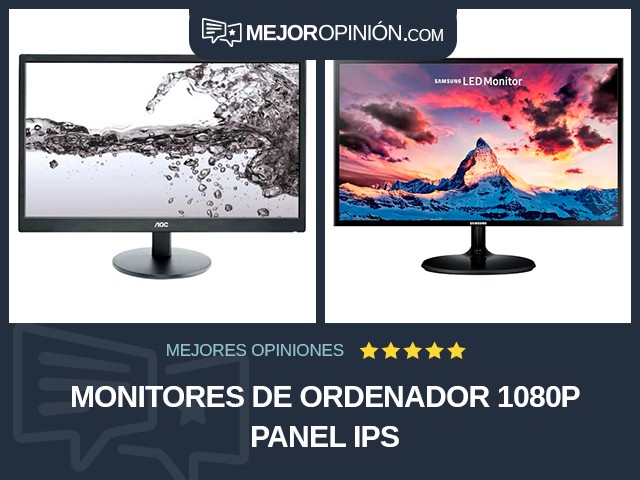 Monitores de ordenador 1080p Panel IPS