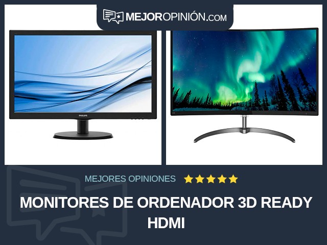 Monitores de ordenador 3D Ready HDMI