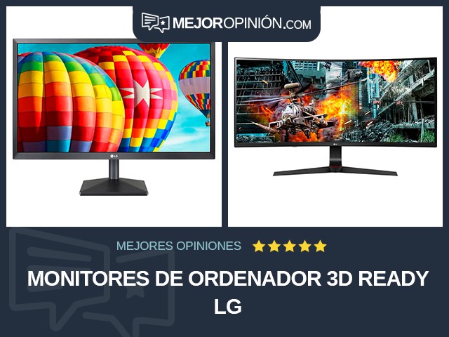 Monitores de ordenador 3D Ready LG