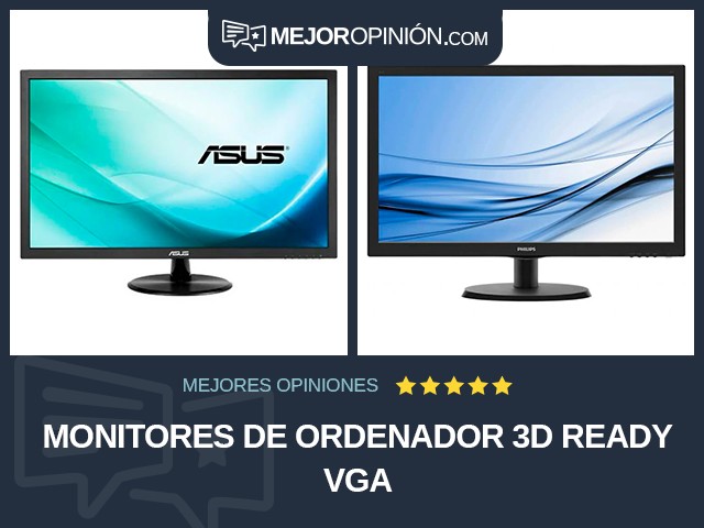 Monitores de ordenador 3D Ready VGA