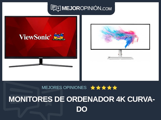 Monitores de ordenador 4K Curvado