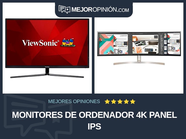 Monitores de ordenador 4K Panel IPS