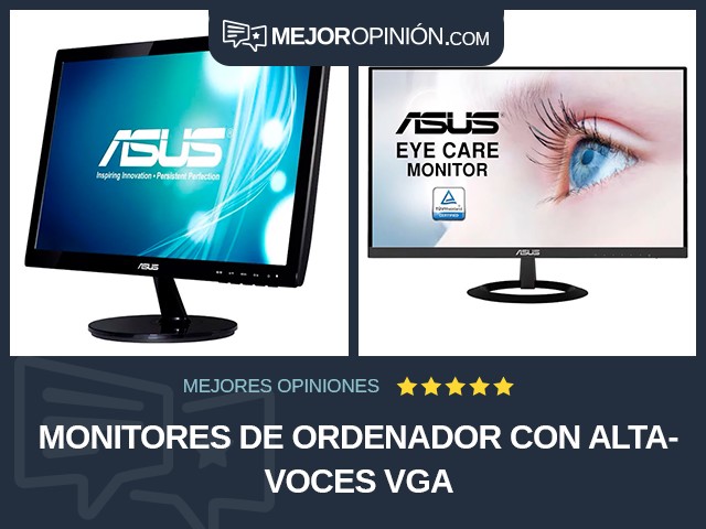 Monitores de ordenador Con altavoces VGA