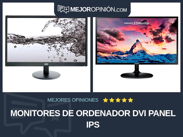 Monitores de ordenador DVI Panel IPS