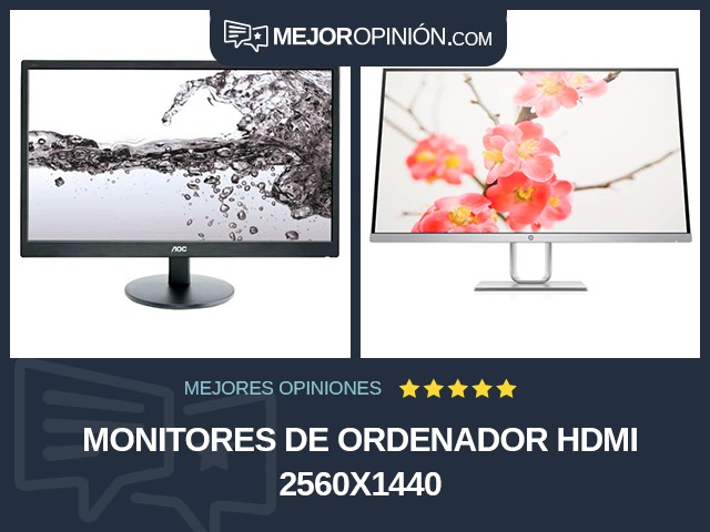Monitores de ordenador HDMI 2560x1440