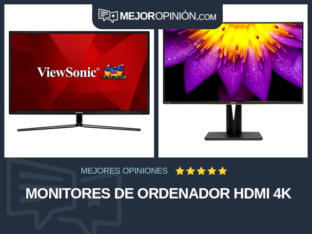 Monitores de ordenador HDMI 4K