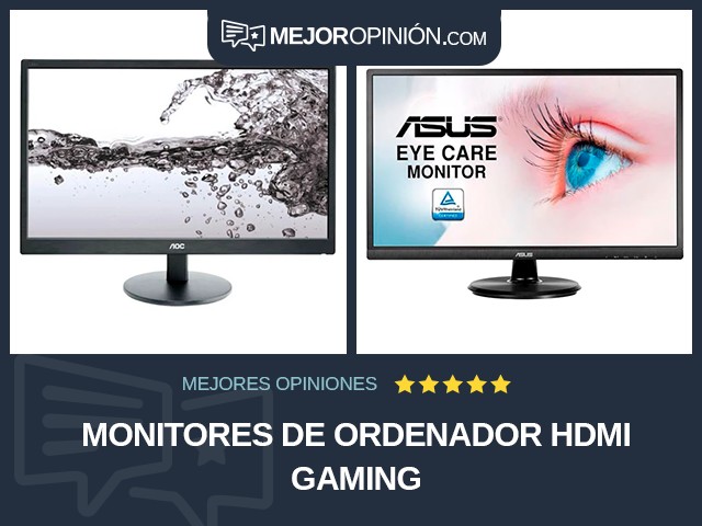 Monitores de ordenador HDMI Gaming