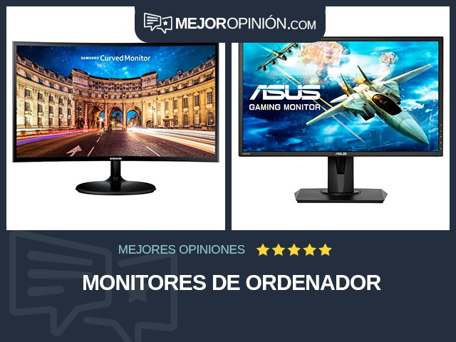 Monitores de ordenador
