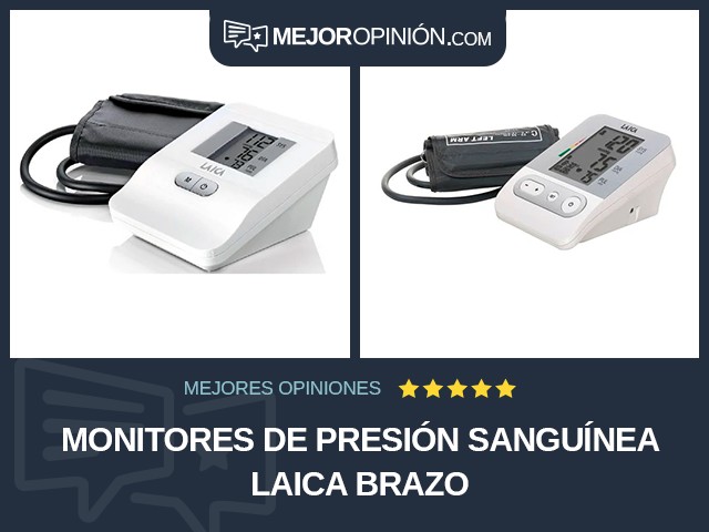 Monitores de presión sanguínea Laica Brazo