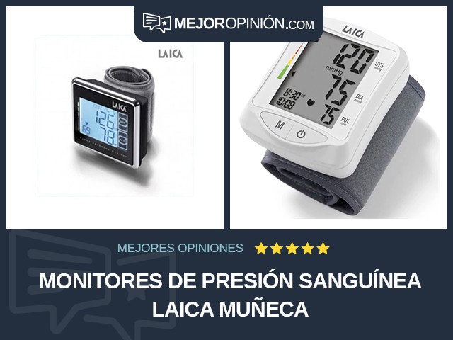 Monitores de presión sanguínea Laica Muñeca