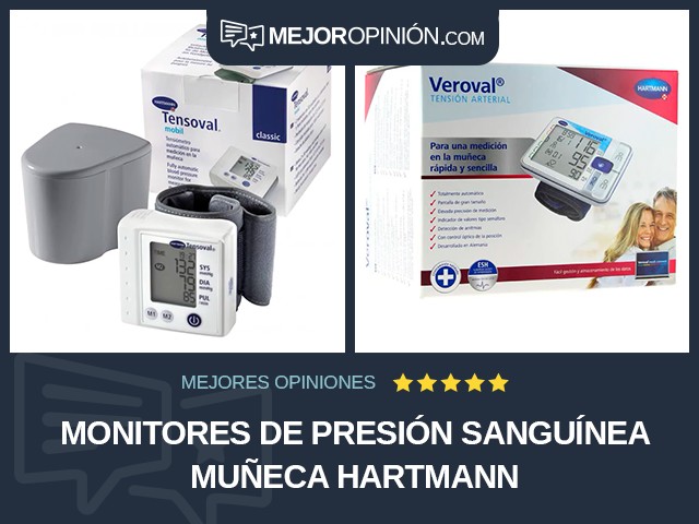 Monitores de presión sanguínea Muñeca HARTMANN
