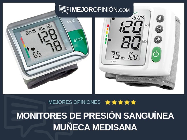 Monitores de presión sanguínea Muñeca Medisana