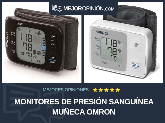 Monitores de presión sanguínea Muñeca OMRON