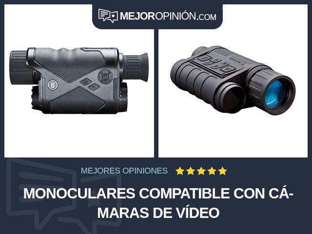 Monoculares Compatible con cámaras de vídeo