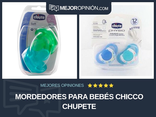Mordedores para bebés Chicco Chupete