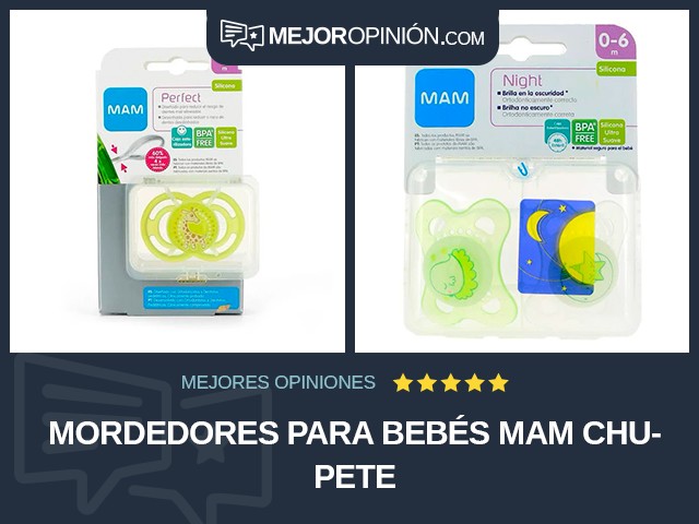 Mordedores para bebés MAM Chupete