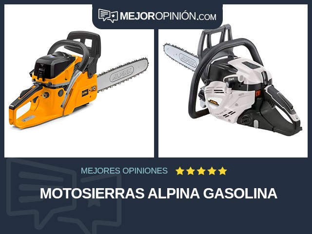 Motosierras Alpina Gasolina
