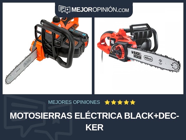 Motosierras Eléctrica BLACK+DECKER
